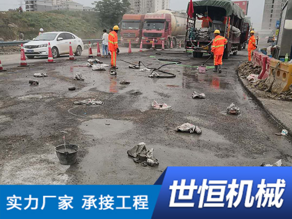 山东桥头压浆施工